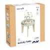 Tooky Toy Aktivity stolík s vláčikovou dráhou Pastel  Interaktívny drevený stolček pre deti od 12 mesiacov