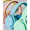 Bezdrôtové detské slúchadlá Pastel Mint Lalarma  Bezpečné Bluetooth slúchadlá pre deti s limitom 85 dB