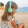 Bezdrôtové detské slúchadlá Pastel Mint Lalarma  Bezpečné Bluetooth slúchadlá pre deti s limitom 85 dB