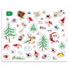 AUZOU vianočné samolepky pre deti – samostatné nálepky s vianočnými motívmi