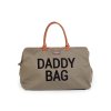 Veľká prebaľovacia taška Daddy Bag Big Canvas Khaki – predný pohľad