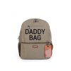Prebaľovací batoh Daddy Bag Canvas Khaki – predný pohľad s nápisom Daddy Bag