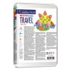 Zadná strana balenia Magna-Tiles Travel Set Deluxe s informáciami o sade