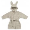 Jollein detský župan s uškami – prírodná béžová farba