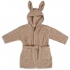 Jollein detský župan s uškami – béžová farba, predný pohľad