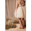 MRS. ERTHA Tutu šaty rastúce 2-6 rokov Blush
