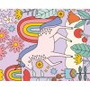 AUZOU vodné maľovanky Zvieratká – farebný obrázok jednorožca a prírody