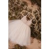 Tutu šaty pre dievča MRS. ERTHA Nude položené