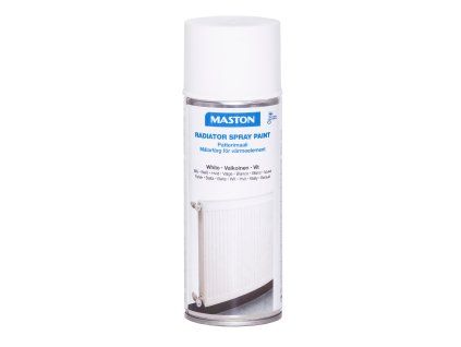 SPRAYPAINT MASTON RADIATOR Spraypaint Radiator White Gloss 400ml (Objem 400ml)