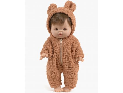 Combinaison winnie en sherpa Cassonade pour poupee Minikane
