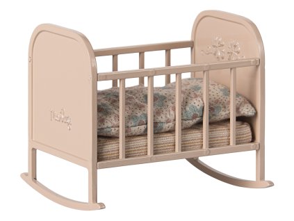 Maileg kolébka pro myší miminka - Light rose