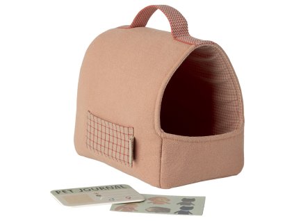 Maileg přepravka pro mazlíčky - korálová