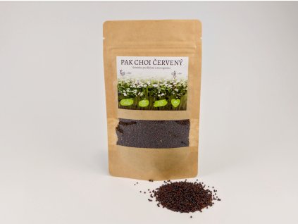 pak choi červený microgreens 11