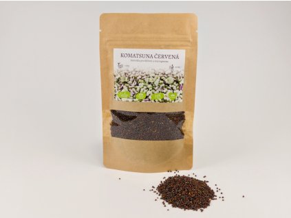 Semínka červené komatsuny na microgreens – Brassica rapa