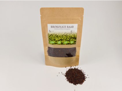 Semínka brokolice Raab na microgreens – Brassica rapa cymosa