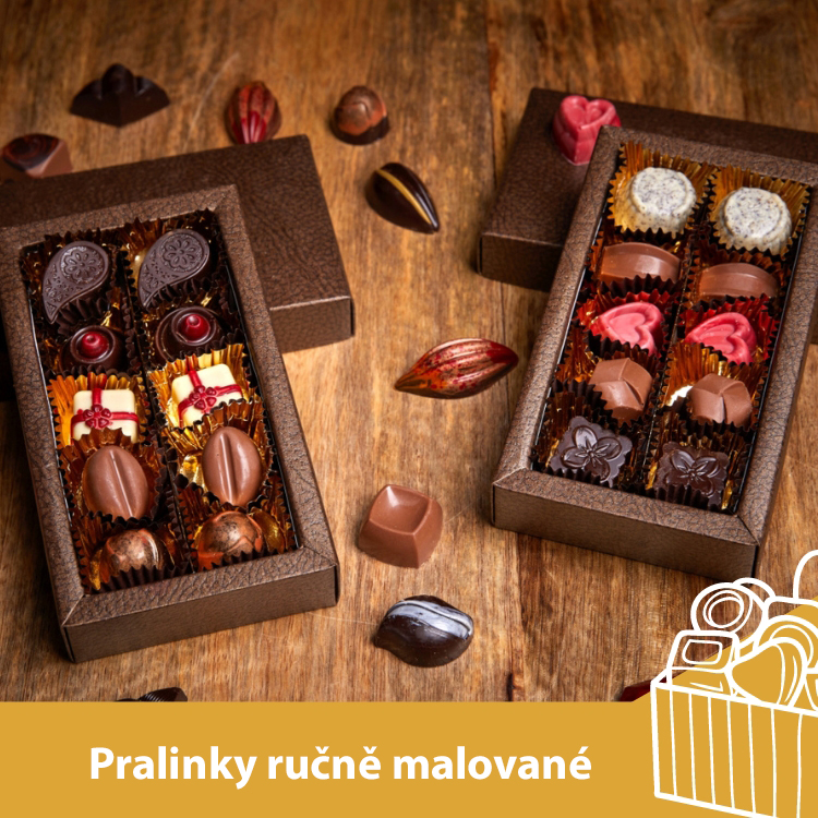 PRALINKY RUČNĚ MALOVANÉ