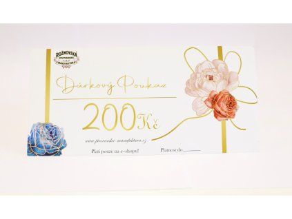 Dárkový voucher v hodnotě 200Kč