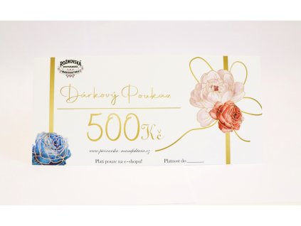 Dárkový voucher v hodnotě 500Kč