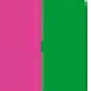 růžová /zelená