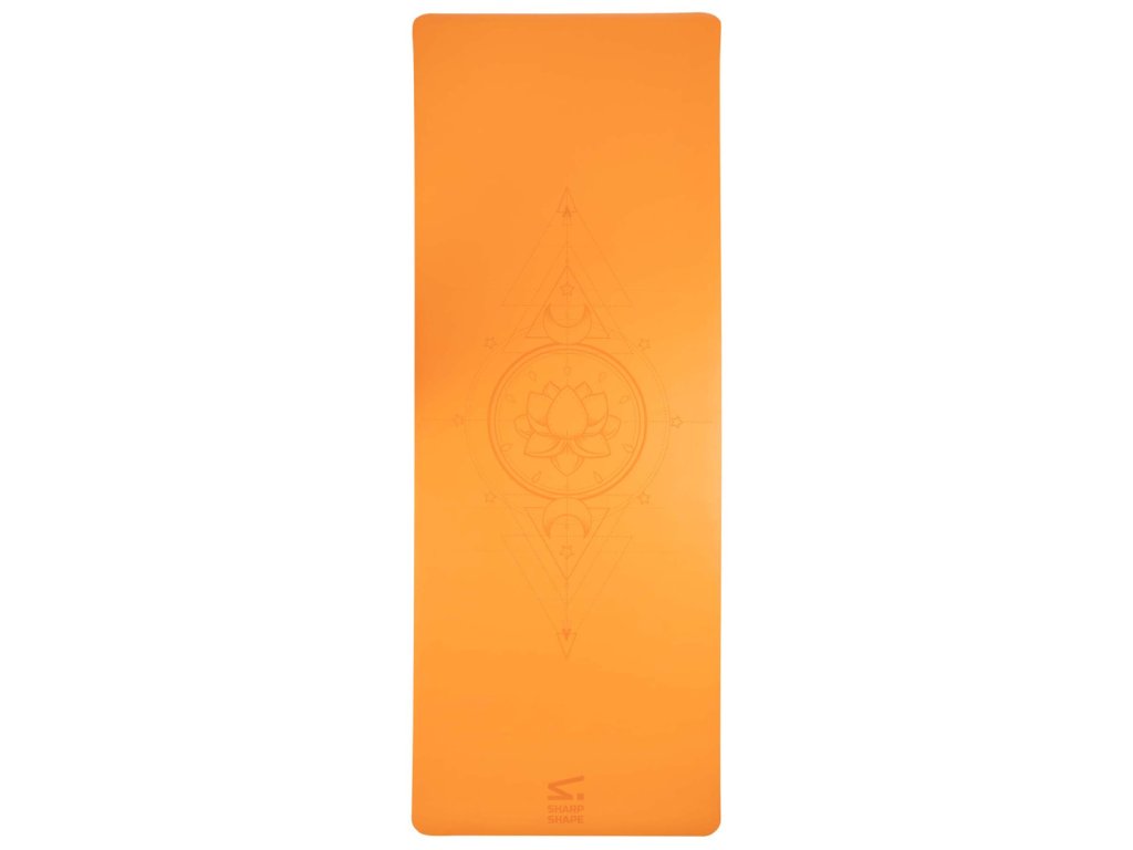 Sharp Shape Mata do jogi PU Dream pomarańczowa