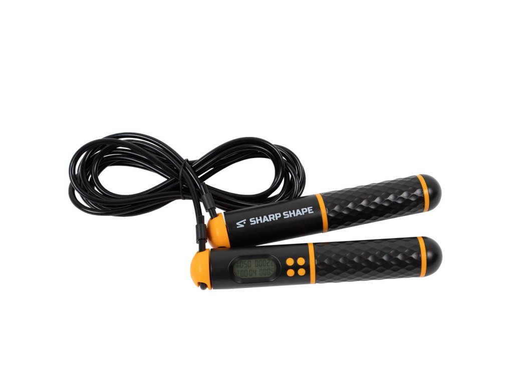 Sharp Shape Jump rope smart rope - black
