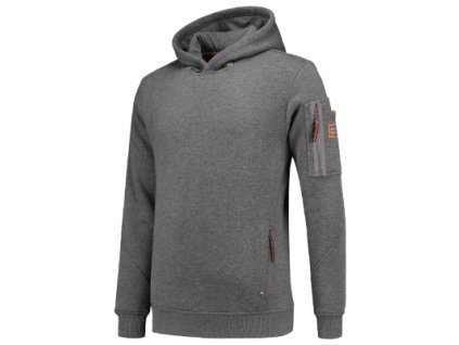 Premium Hooded Sweater-stone melange