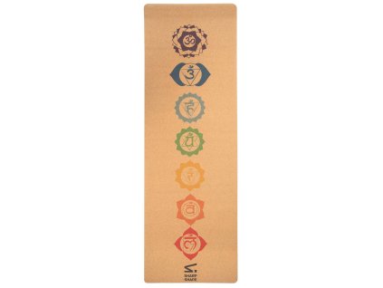 Sharp Shape Chakra Kork Reise-Yogamatte