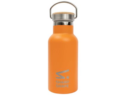 Sharp Shape Edelstahlflasche 350 ml orange