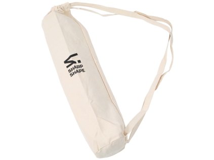 Sharp Shape Canvas Yogamattentasche beige