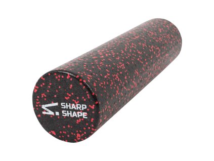 Sharp Shape masážny valec Foam roller 60 cm, červeno-čierna farba