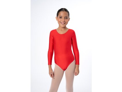 Dětský a Dámský Trikot, Body s dlouhým rukávem - IM - RG, Aerobic, Dance (Barva Intermezzo černá 37, Velikost Intermezzo XXL)