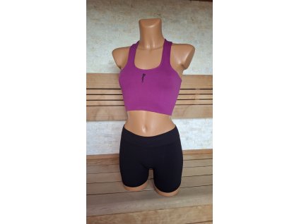 Crop top podprsenka Venturelli Fialová