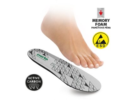 Stélky ANTIBACTERIAL s paměťovou pěnou (Velikost 35-36)