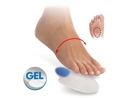 Gelové špičky se srdíčkem (Velikost 34-37 (S))