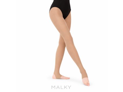 tights heel toe open skin