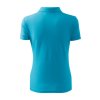 Pique Polo Free-tyrkysová