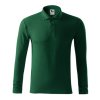 Pique Polo LS-dark green