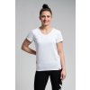 Dámské bavlněné triko CityZen bílé klasické s Elastanem (Velikost XXL/44)
