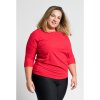 1143 damske triko cityzen plus size cervene 1