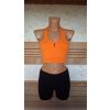 Crop top podprsenka Venturelli Oranžová