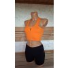 Crop top podprsenka Venturelli Oranžová