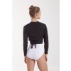 warm up long sleeve elisa crossover ballet dance black 2