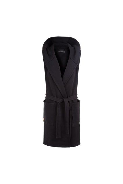 Tepláková vesta POMP BLACK (Velikost XL)