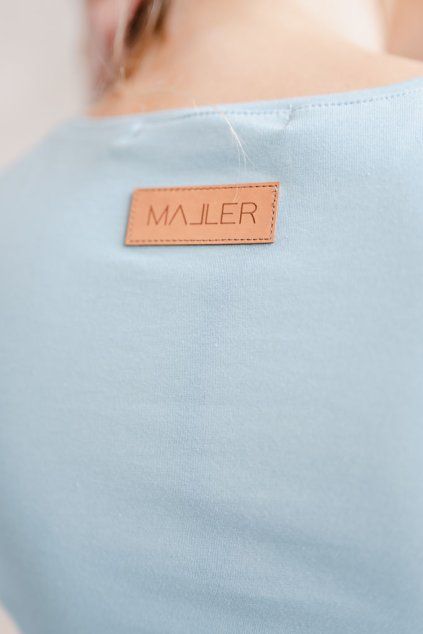 Dámské tričko BASIC "V" mint (Velikost XS)