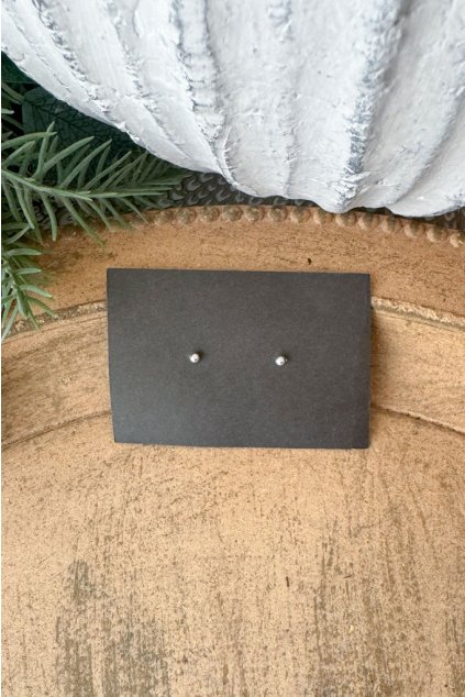 Naušnice stříbrná PECKA