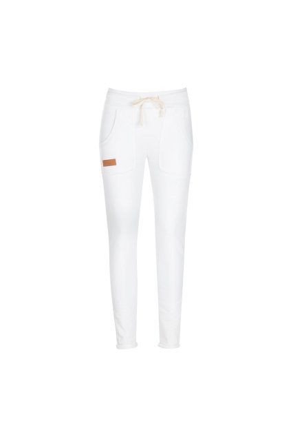 Dámské tepláky BASIC WHITE (Velikost XL)