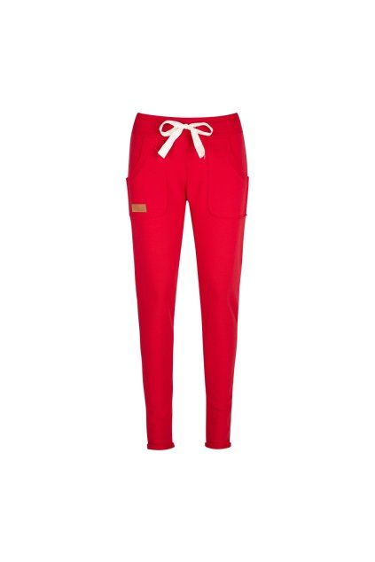 Dámské tepláky BASIC RED (Velikost XS)