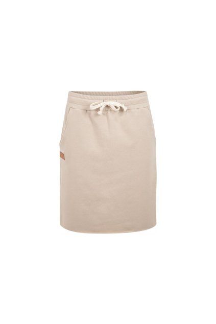 Dámská tepláková sukně BASIC BEIGE (Velikost XS)