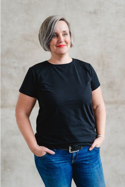 Dámské tričko BASIC black (Velikost XS)