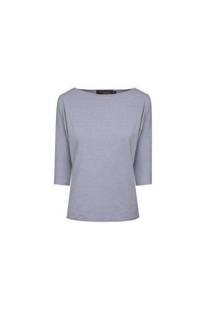 Dámské tričko BASIC LONG 3/4 rukáv grey (Velikost XS)
